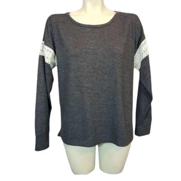 Flora Nikrooz Grey Sleep Shirt Size Large - Picture 1 of 5